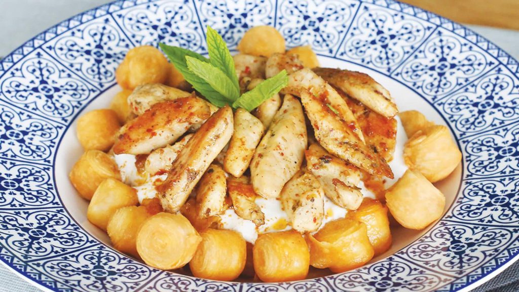 Tavuklu Şiş Mantısı